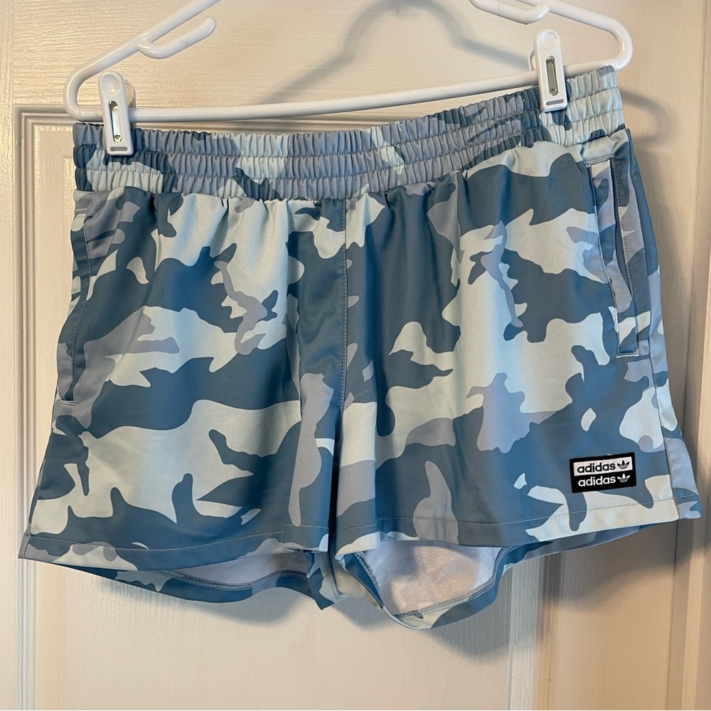 Size XL Adidas Blue Camo Shorts